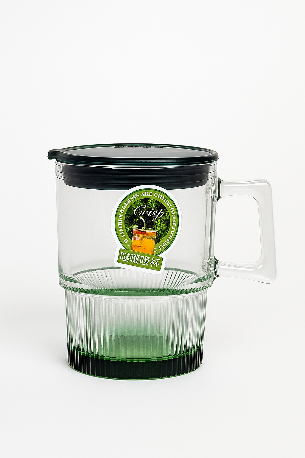 Brown Glass Sipper β Aesthetic & Reusable | 500ml