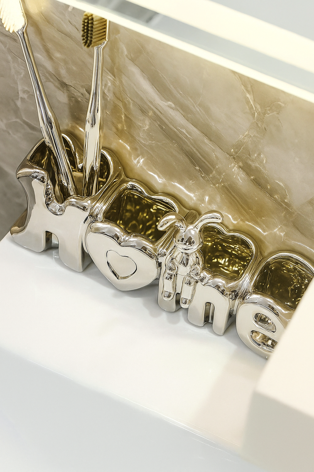 Creative Ceramic Bathroom Toothbrush Holder