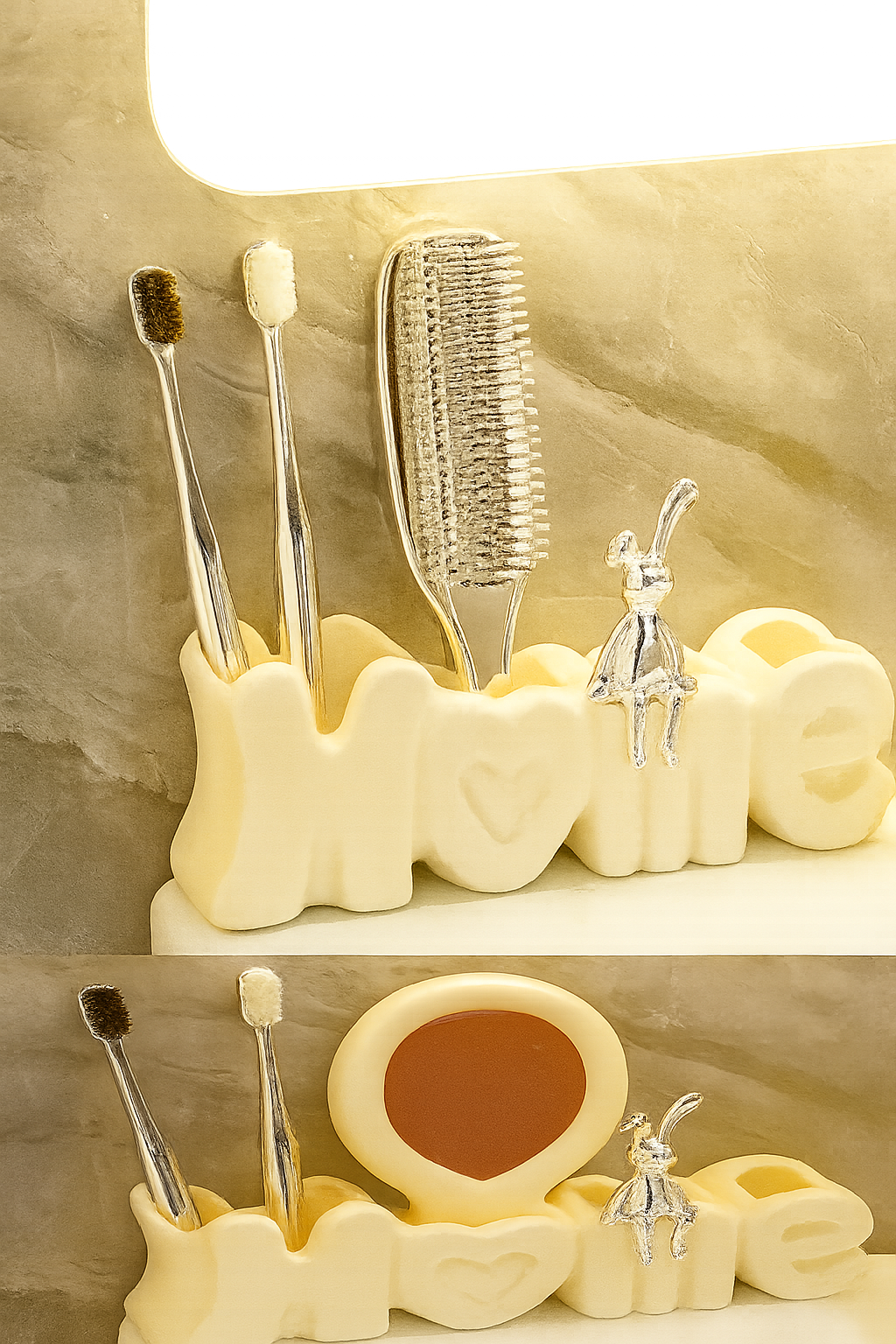 Creative Ceramic Bathroom Toothbrush Holder