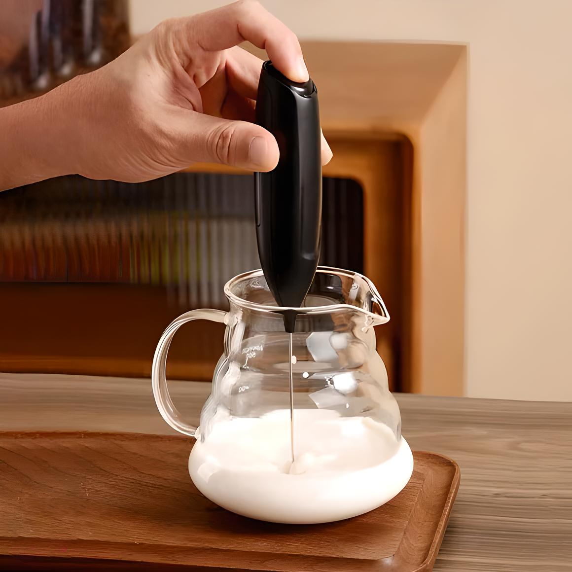 ☕ Hand-Held Milk Frother – Strong, Fast & Portable Foam Maker 🧋