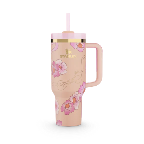 Pink Floral Tumbler β Sip Pretty, Stay Refreshed!