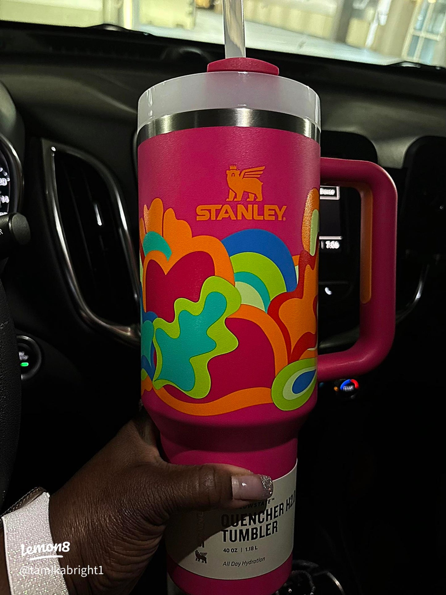 Stanley Limited Edition Tropical Wave Quencher Tumbler β Sip the Summer Vibes!