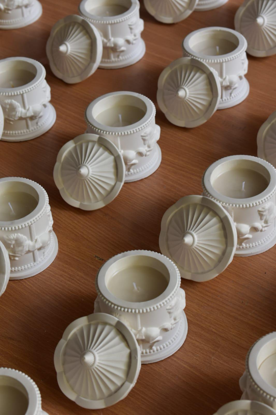 Rotating Carousel Candle Holder β Elegant Decorative Piece