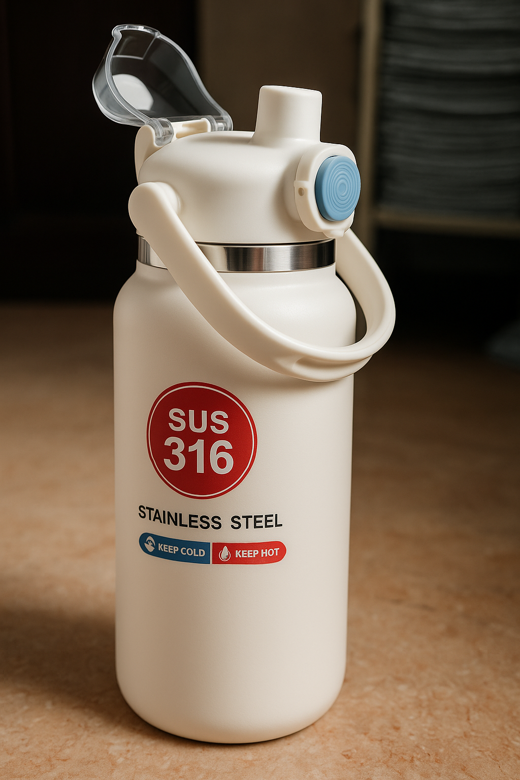 1500ml Hot & Cold Bottle π₯€ | Leakproof π§ | Stainless Steel π‘οΈ