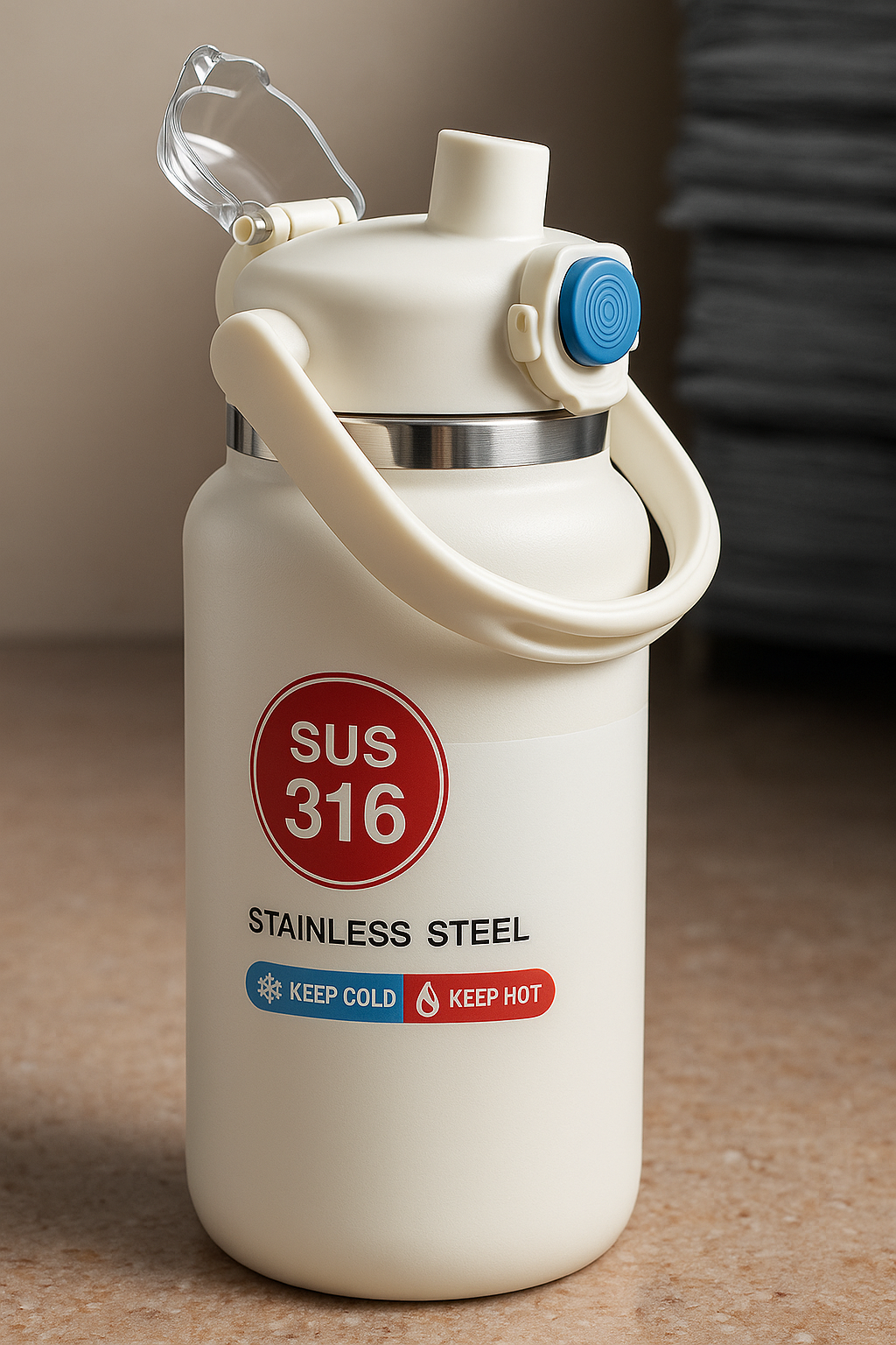1500ml Hot & Cold Bottle π₯€ | Leakproof π§ | Stainless Steel π‘οΈ