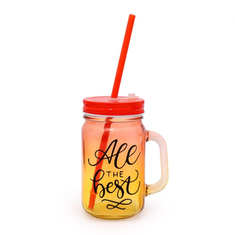 Crystal Colored Mason Jar