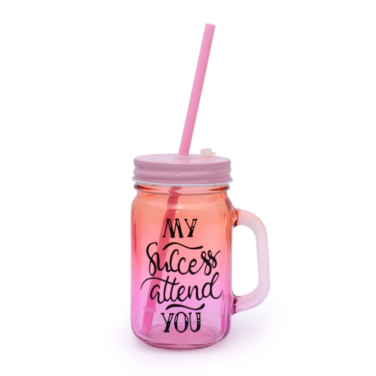 Crystal Colored Mason Jar