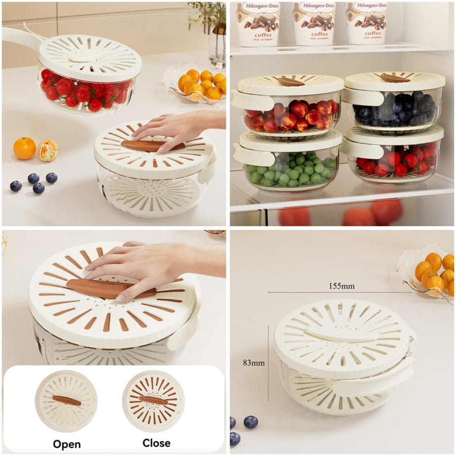 Multi-Purpose Basket With Foldable Handles