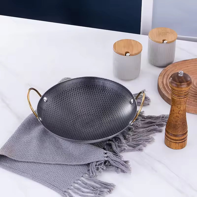 π³ 8-Inch Stainless Steel Pot β Nonstick Enameled Surface