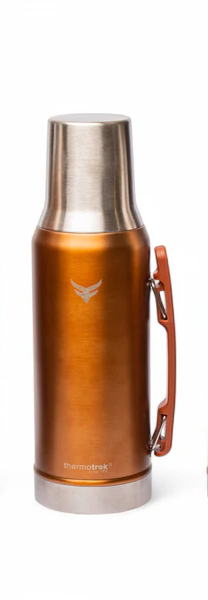 π₯ Thermotrek Insulated Thermos β Copper Orange π§ | Leak-Proof; Travel-Ready