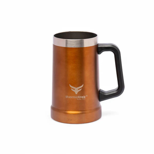 Thermotrek 24 oz (710 mL) Insulated Mug– Copper Orange 🔥 | Leak-Proof; Travel-Ready