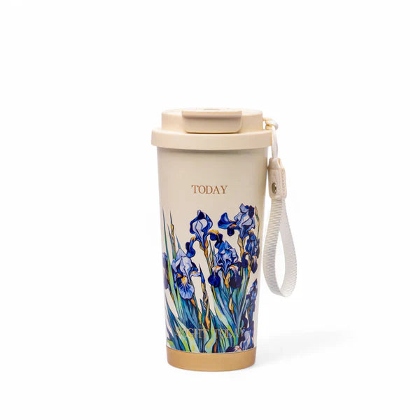Thermotrek Stainless Steel Insulated Tumbler with Floral Pattern - 17.8 oz (528ml)