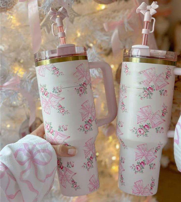 Limited Edition - Trending Alert! Stanley Floral Tumblers Now in Stock 20oz and 40oz