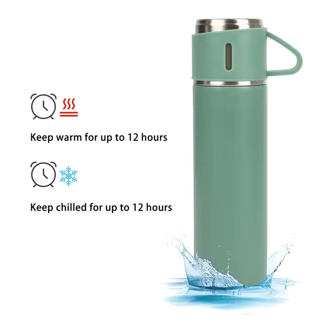π 500ML Vacuum Flask Bottle β Sleek, Single Cup Design for Everyday Use