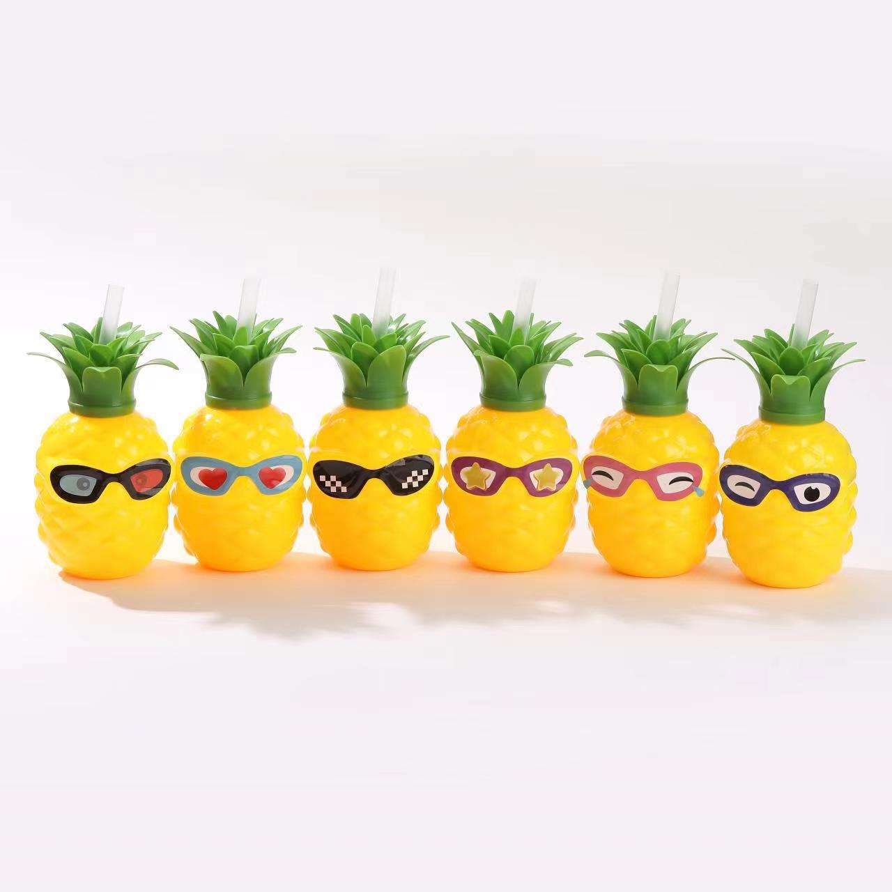 Pineapple Shape Kids Sipper Bottle – Fun & Colorful (Random Design)