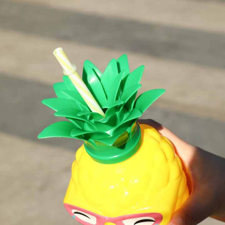 Pineapple Shape Kids Sipper Bottle – Fun & Colorful (Random Design)