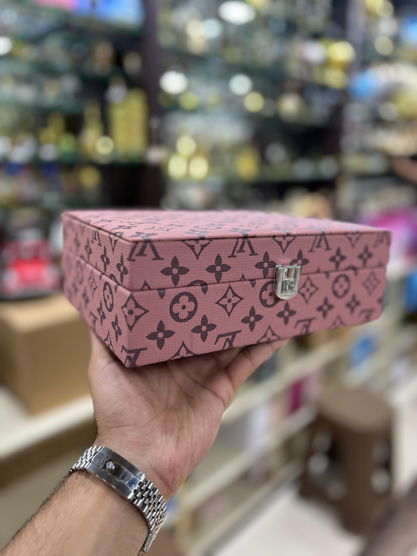 LV Printed Ragzeen Jewellery Box – Elegant Organizer for Your Precious Pieces