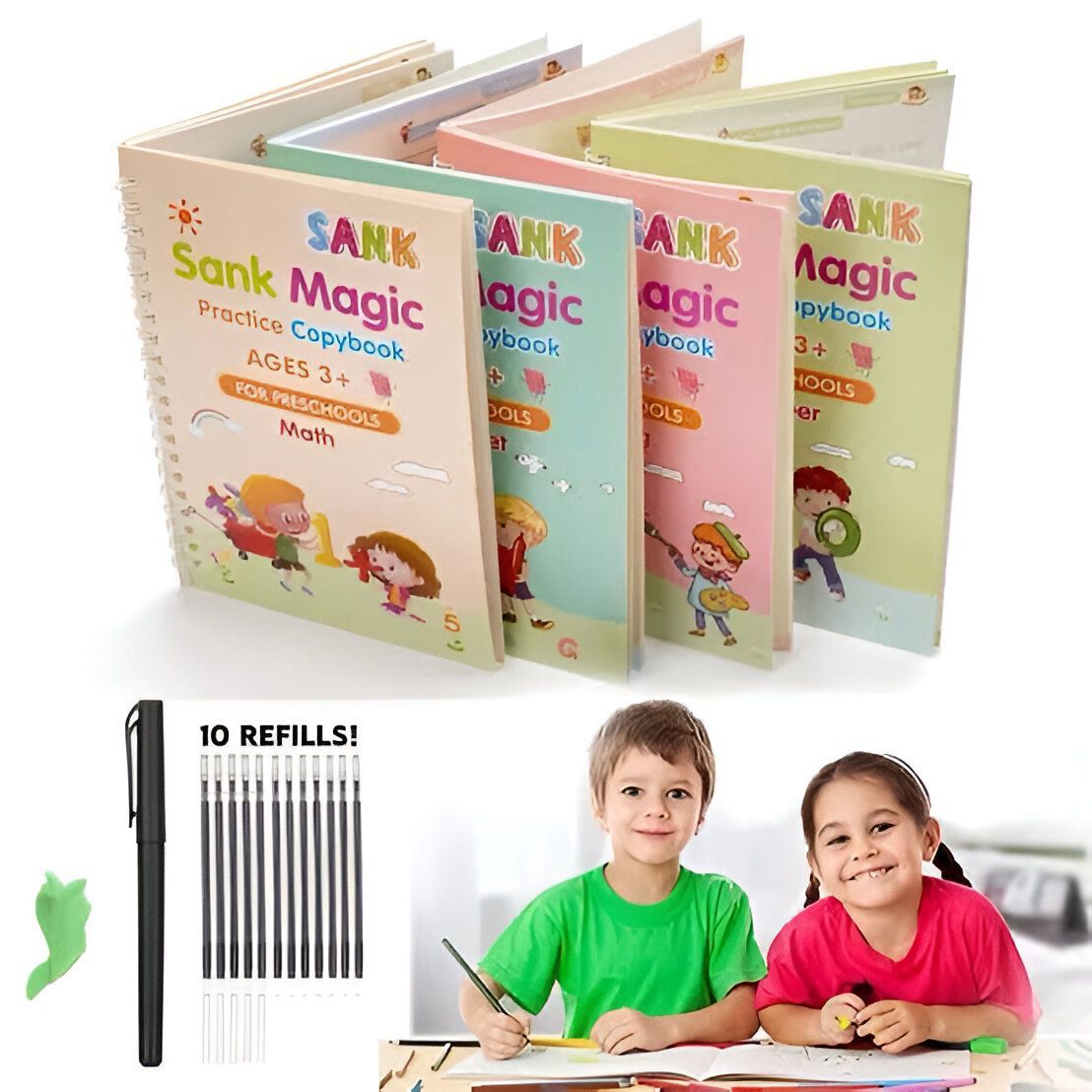 Sank Magic Practice Books - Set of 4