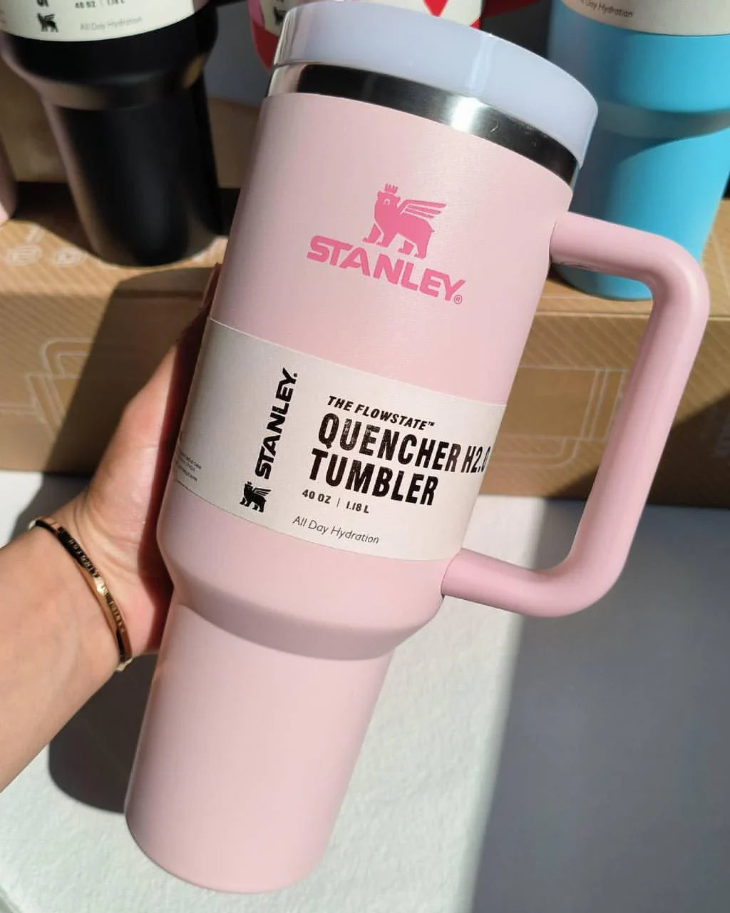 Stanley Quencher Tumbler β 40oz of Chic Hydration!