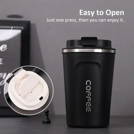 π€ Smart Thermal Coffee Mug with LED Display π‘ Stay Stylish, Sip Smart!