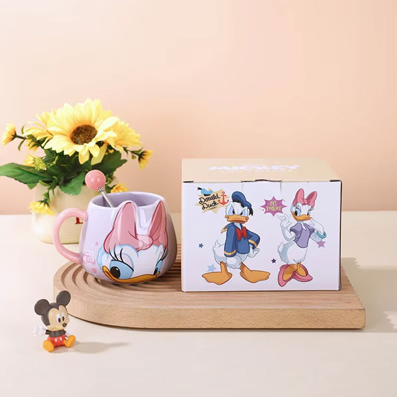 Disney Mickey & Minnie | Donald & Daisy Couple Ceramic Coffee Cups β Big Belly Mug