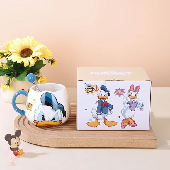 Disney Mickey & Minnie | Donald & Daisy Couple Ceramic Coffee Cups β Big Belly Mug