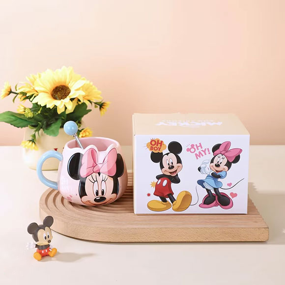 Disney Mickey & Minnie | Donald & Daisy Couple Ceramic Coffee Cups β Big Belly Mug