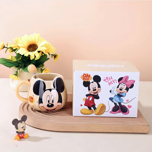 Disney Mickey & Minnie | Donald & Daisy Couple Ceramic Coffee Cups β Big Belly Mug