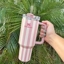 Stanley 40oz Quencher H2.0 FlowState Tumbler – Stainless Steel, Vacuum Insulated, Reusable Travel Mug with Straw