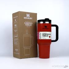 π₯ Stanley The Quencher H2.0 FlowState Tumbler β Soft Matte 30oz (Red Rust)