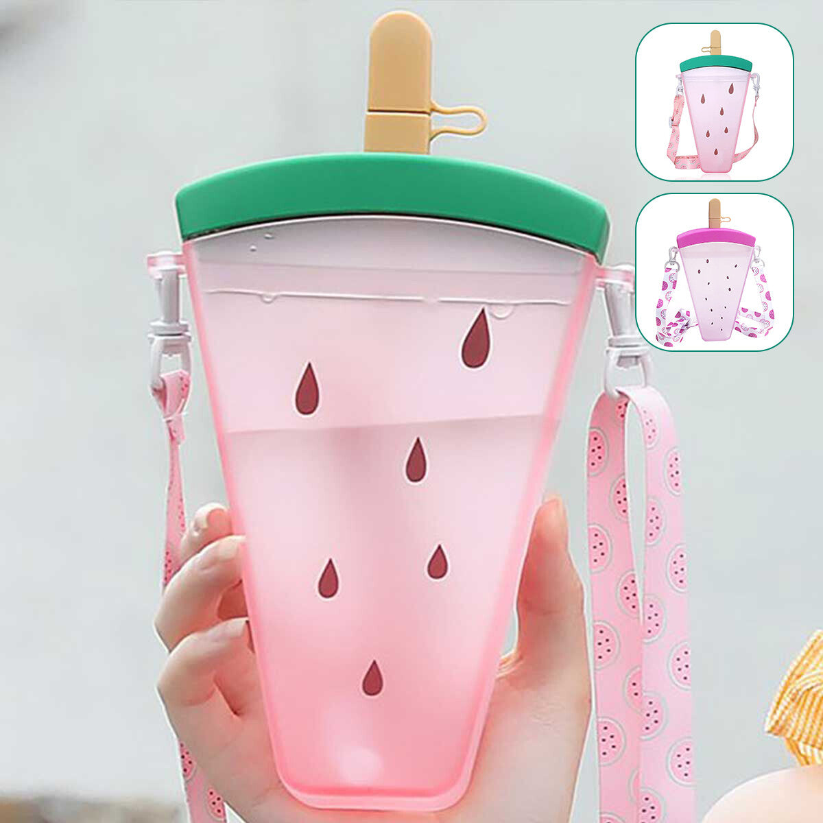 Fruit-Inspired Silicone Water Bottle β Cute & Portable