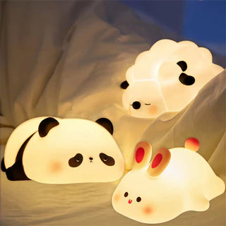Cute Panda Silicone Lamp β Soft & Rechargeable Night Light