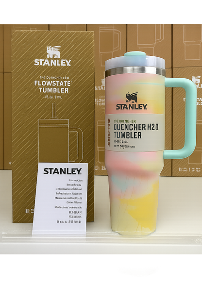 Stanley 40oz Flowstate Tumbler – Insulated Travel Mug with Handle & Straw
