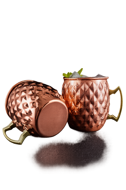1 Pc 550ml Hammered Copper Mug – Elegant Drinkware for Cocktails & More