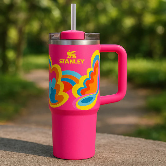 Stanley Limited Edition Tropical Wave Quencher Tumbler – Sip the Summer Vibes!