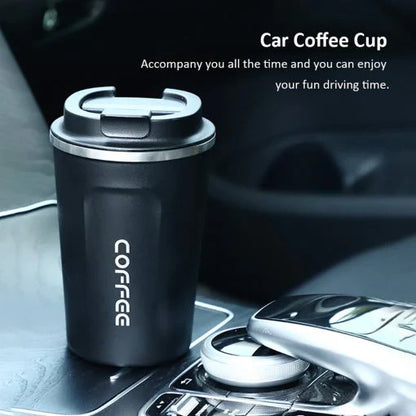 🖤 Smart Thermal Coffee Mug with LED Display 💡 Stay Stylish, Sip Smart!
