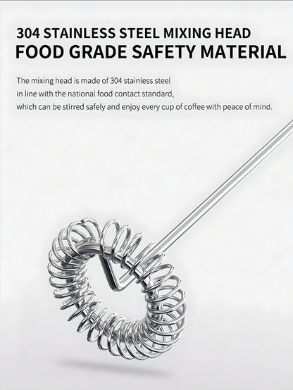☕ Hand-Held Milk Frother – Strong, Fast & Portable Foam Maker 🧋