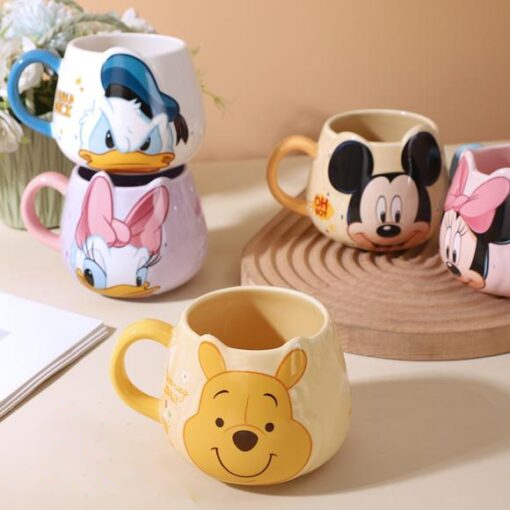Disney Mickey & Minnie | Donald & Daisy Couple Ceramic Coffee Cups – Big Belly Mug