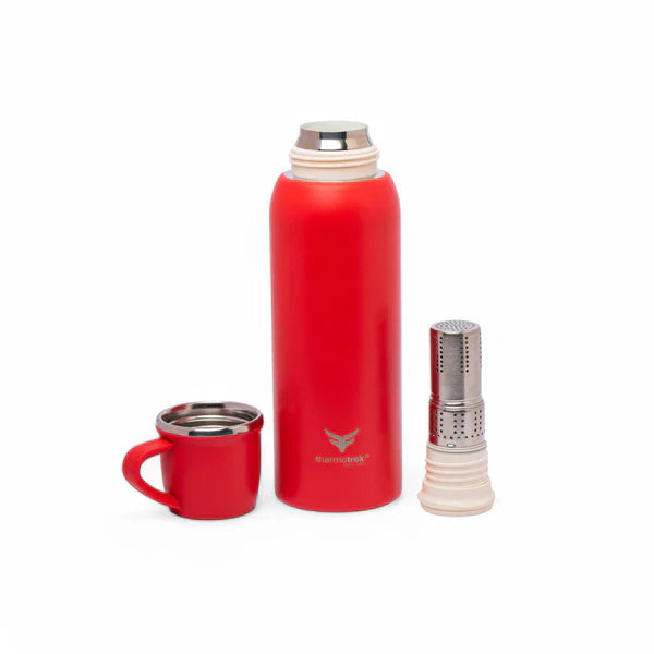 🔥 Thermotrek 27 oz (800 mL) Insulated Thermos 🧊 | Leak-Proof; Travel-Ready