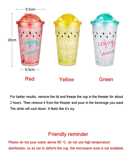 💧600ML Broken Ice Straw Bottle | Stylish Sipper for Juice, Milk & Water 🥤