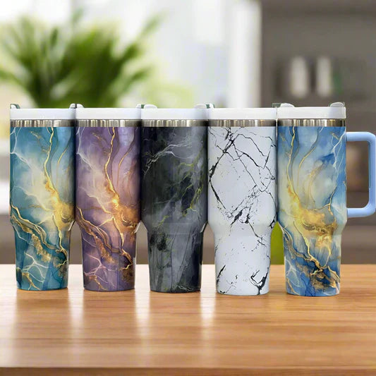 Beautiful Printed Stainless Steel Tumbler 40oz– Stylish & Durable Drinkware