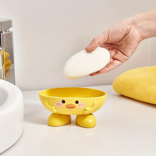 Quack up your sink style! 🐤✨ Keep your soap high and dry with this cute ducky soap dish — perfect for bathroom or kitchen vibes! 💛🛁