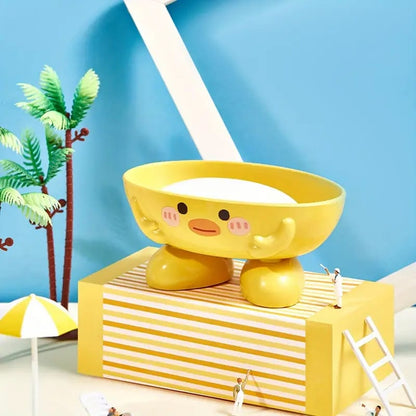 Quack up your sink style! 🐤✨ Keep your soap high and dry with this cute ducky soap dish — perfect for bathroom or kitchen vibes! 💛🛁
