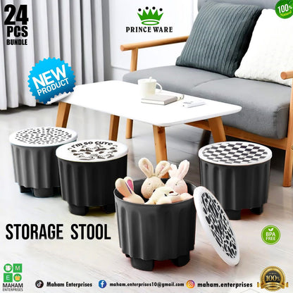 Drum Storage Kids Stool Box - Pack of 2