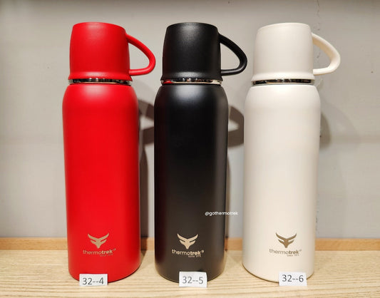 🔥 Thermotrek 27 oz (800 mL) Insulated Thermos 🧊 | Leak-Proof; Travel-Ready