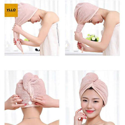 Magic Suction Cap Towel, Pack of 3 – Quick-Dry & No-Slip Design