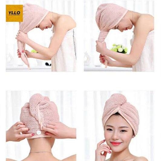 Magic Suction Cap Towel, Pack of 3 – Quick-Dry & No-Slip Design