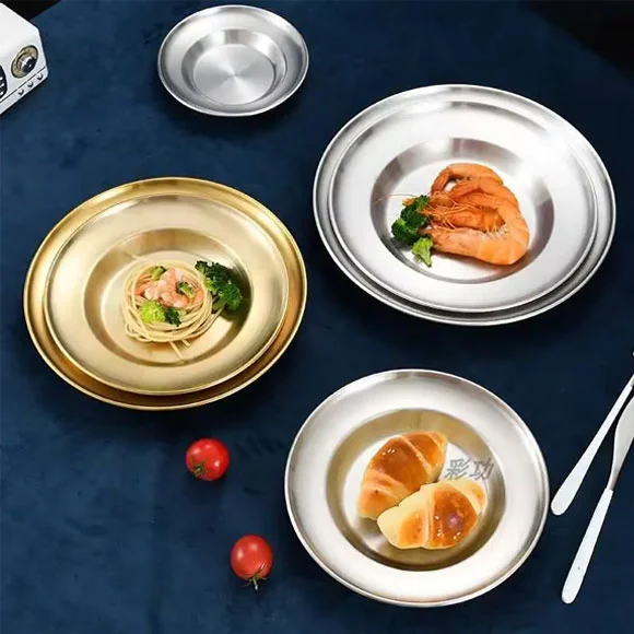 ✨ Juliana Luxury Gold Dinner Plate – Elegant 30CM Serving Style