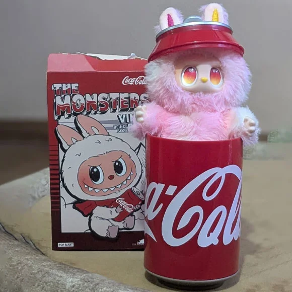 🥤🎅 Labubu The Monster Plush Blind Box – Coca-Cola & Cane Edition! 👾🧸