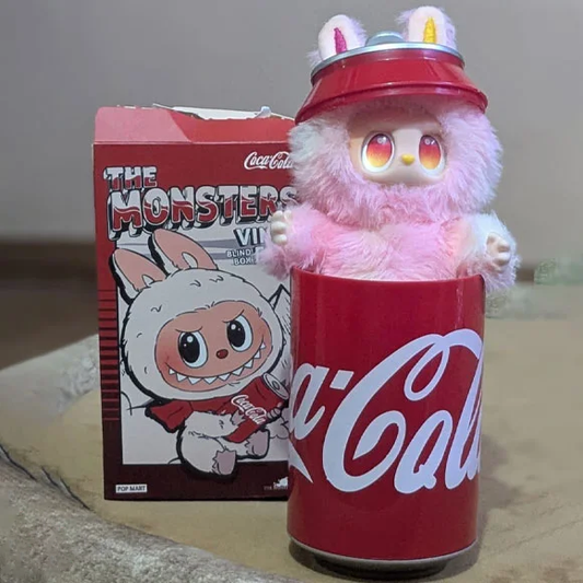🥤🎅 Labubu The Monster Plush Blind Box – Coca-Cola & Cane Edition! 👾🧸